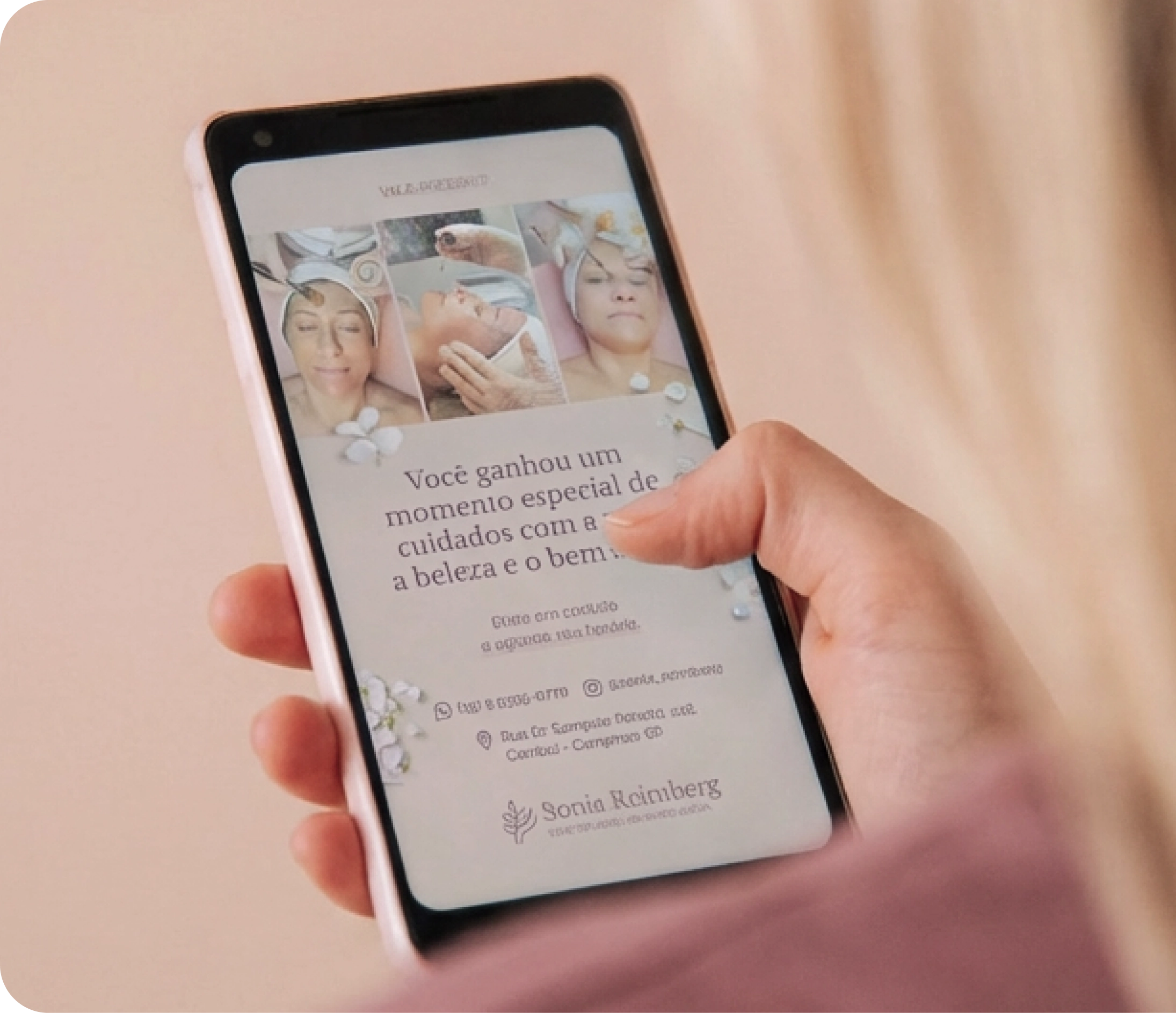 Vale-presente: cuidados com a pele, beleza e bem-estar em Campinas