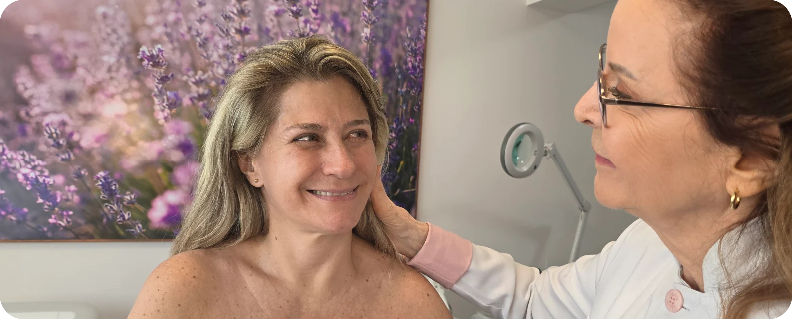 Avaliação facial personalizada sobre flacidez facial em Campinas SP